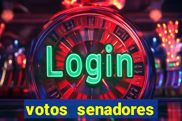 votos senadores impeachment moraes